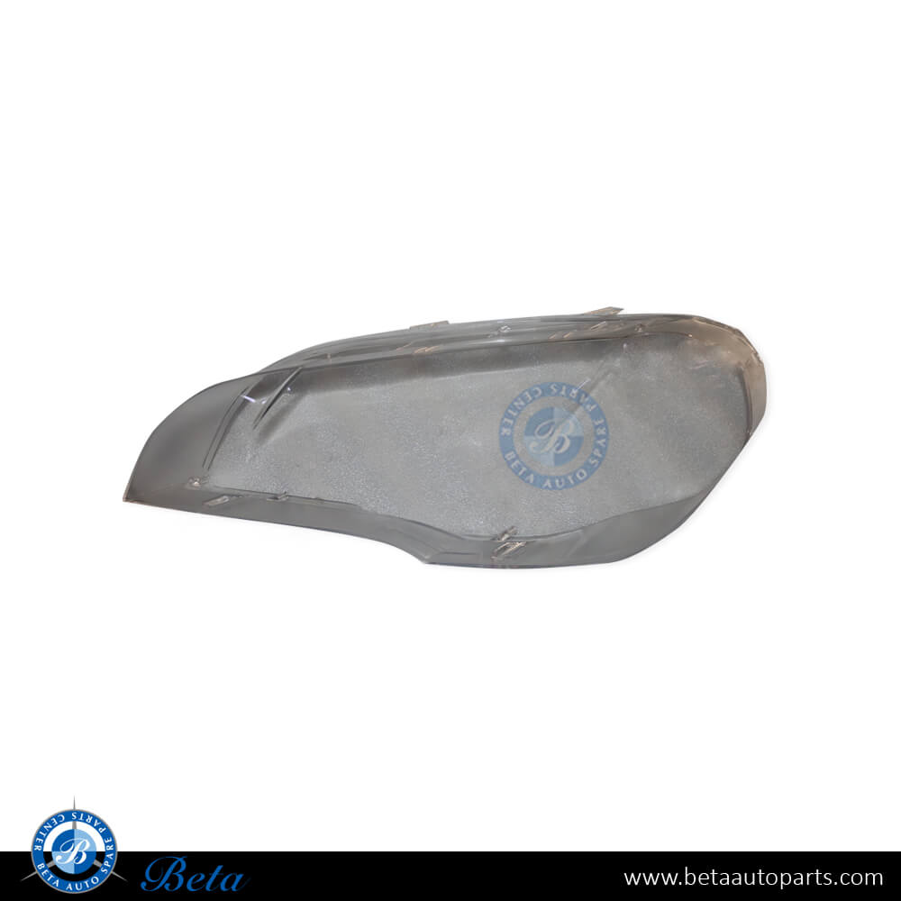Left Side Headlamp Lens for BMW X5 E70 2007-2010 models, Part Number 63117288991 Left Side Headlamp Lens for BMW X5 E70 2007-2010 models, Part Number 63117288991